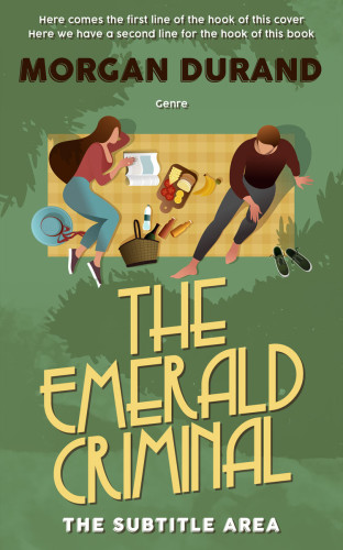 3D mockup of Glade Green #32120 - Premade Romance Book Cover