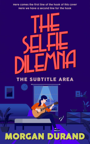 3D mockup of Violent Violet #32128 - Premade Teen & Young Adult Book Cover