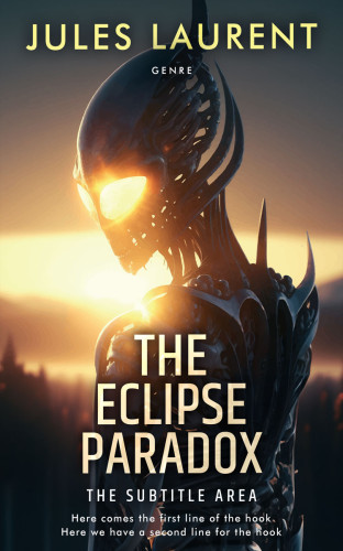 3D mockup of Calico #32197 - Premade Science Fiction Book Cover