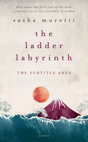 3D mockup of Pearl Bush #32260 - Premade Abstract Book Cover