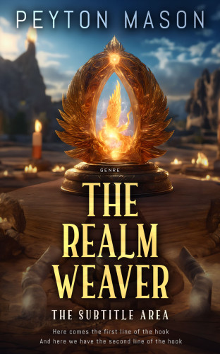 3D mockup of Cocoa Brown #32338 - Premade Fantasy Book Cover