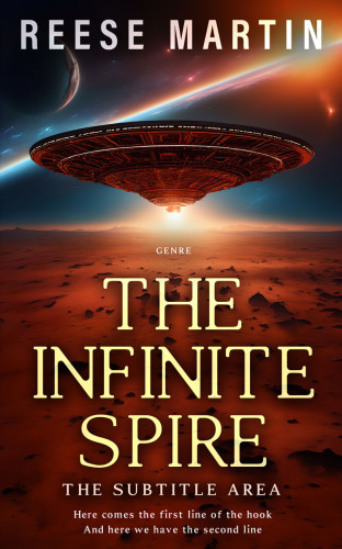 3D mockup of Cedar #32357 - Premade Science Fiction Book Cover