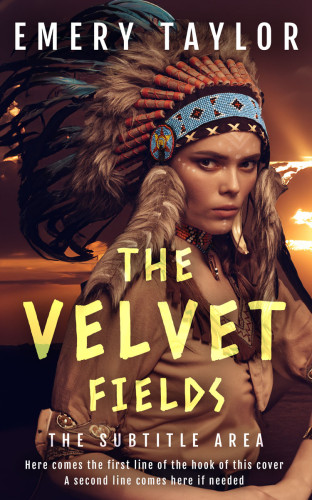 3D mockup of Jon #32454 - Premade Western Book Cover