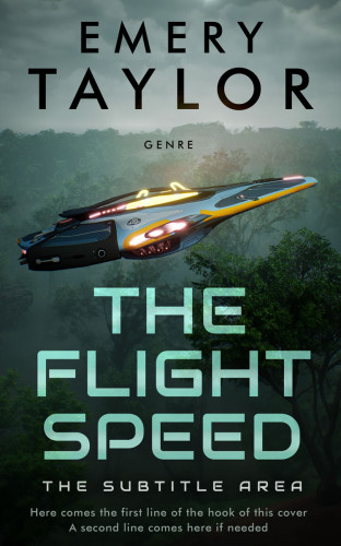 3D mockup of Racing Green #32478 - Premade Science Fiction Book Cover