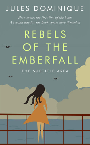 3D mockup of Blue Smoke #32582 - Premade Chick Lit Book Cover