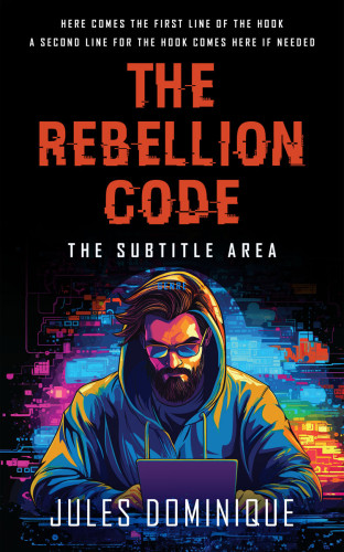 3D mockup of Raw Sienna #32586 - Premade Science Fiction Book Cover