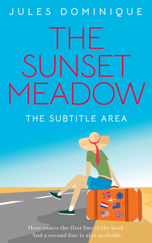 3D mockup of Cerulean #32630 - Premade Travel Book Cover