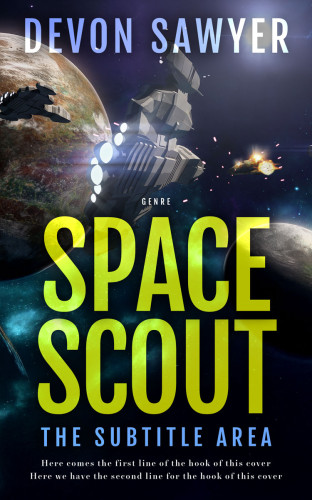 3D mockup of Turmeric #32688 - Premade Science Fiction Book Cover