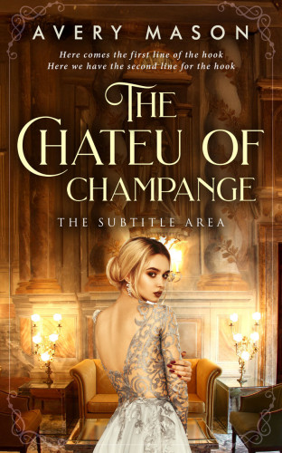 3D mockup of Gold Sand #32763 - Premade Historical Book Cover