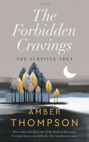 3D mockup of Nobel #32894 - Premade Abstract Book Cover