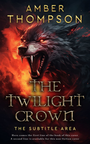 3D mockup of Raw Sienna #32947 - Premade Fantasy Book Cover