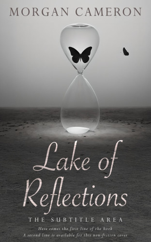 3D mockup of Fuscous Gray #32976 - Premade Surreal Book Cover