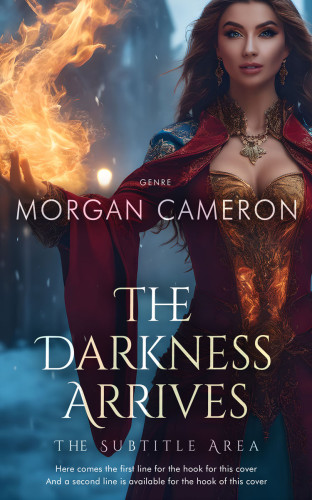 3D mockup of Charade #33161 - Premade Fantasy Book Cover