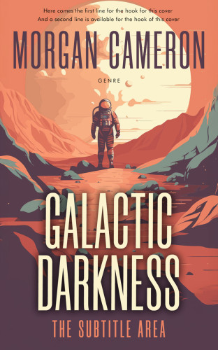 3D mockup of Matterhorn #33188 - Premade Science Fiction Book Cover