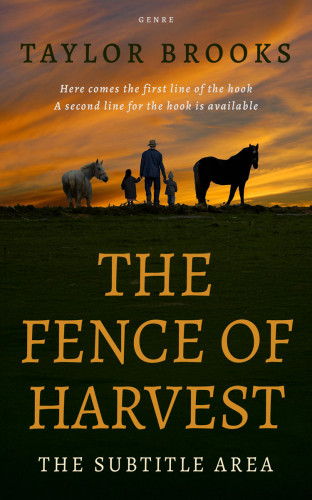 3D mockup of Marigold #33277 - Premade Literary Fiction Book Cover