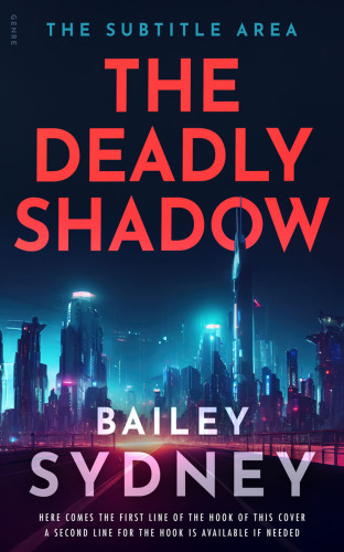 3D mockup of Ebony #33303 - Premade Science Fiction Book Cover