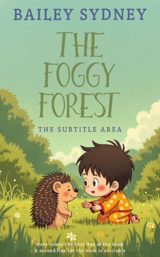 3D mockup of Swamp Green #33487 - Premade Nature Book Cover