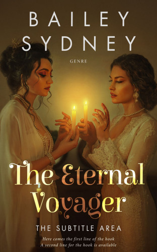 3D mockup of Metallic Bronze #33543 - Premade Romance Book Cover