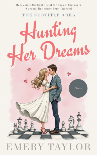 3D mockup of Dawn Pink #335767 - Premade Chick Lit Book Cover