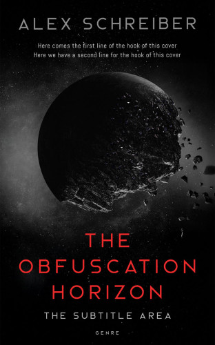 3D mockup of Cod Gray #335959 - Premade Apocalyptica Book Cover