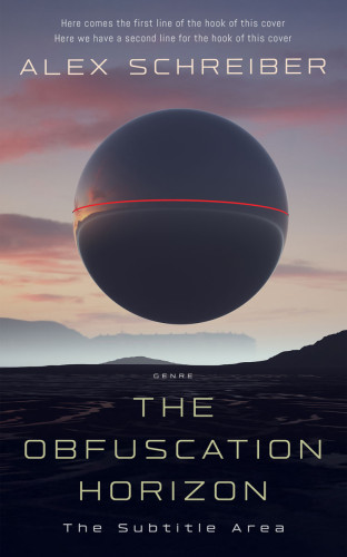 3D mockup of Steel Gray #335963 - Premade Science Fiction Book Cover