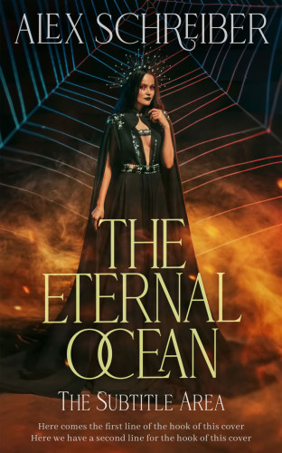 3D mockup of Oil #33605 - Premade Fantasy Book Cover