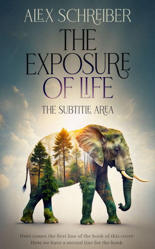 3D mockup of Nomad #33614 - Premade Surreal Book Cover