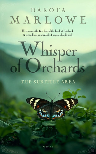 3D mockup of Peppermint #33730 - Premade Literary Fiction Book Cover