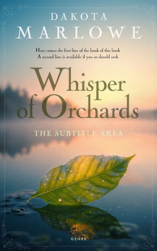 3D mockup of Vanilla #33731 - Premade Poetry Book Cover | BookCoverZone