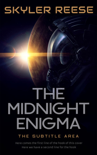 3D mockup of Cinder #33844 - Premade Science Fiction Book Cover