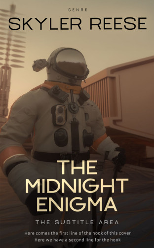 3D mockup of Birch #33850 - Premade Science Fiction Book Cover