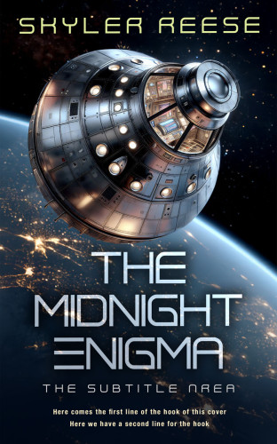 3D mockup of Bunker #33854 - Premade Science Fiction Book Cover