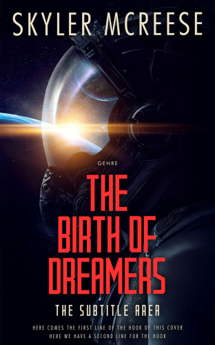 3D mockup of Copperfield #33945 - Premade Science Fiction Book Cover