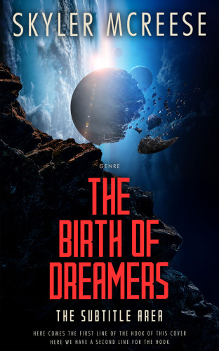 3D mockup of My Pink #33946 - Premade Science Fiction Book Cover