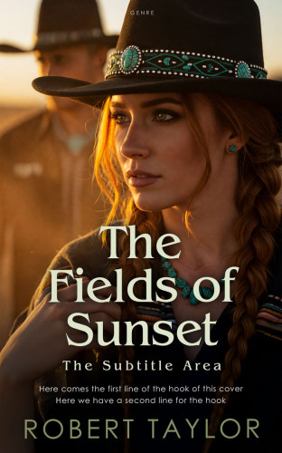 3D mockup of Coffee Bean #34095 - Premade Western Book Cover