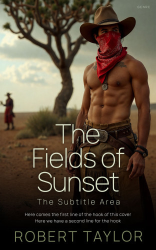 3D mockup of Eternity #34096 - Premade Western Book Cover