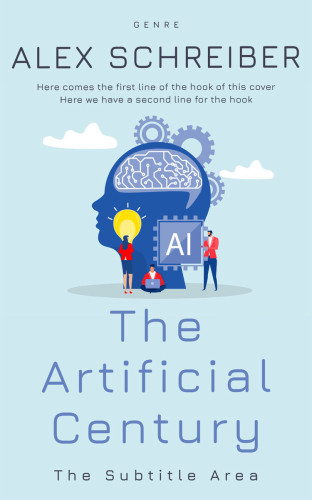 3D mockup of Jagged Ice #34642 - Premade Business Book Cover