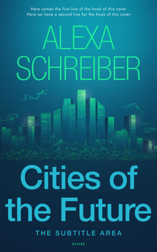 3D mockup of Deep Sea Green #34681 - Premade Science Fiction Book Cover