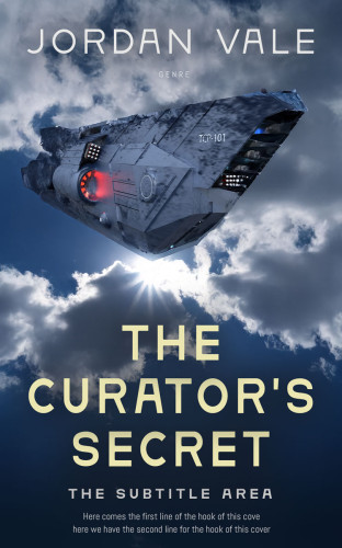 3D mockup of Fiord #34712 - Premade Science Fiction Book Cover