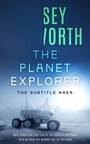 3D mockup of Astronaut #34722 - Premade Science Fiction Book Cover