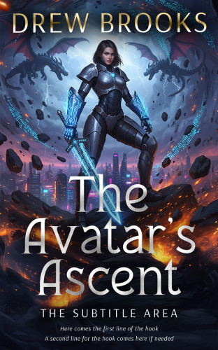 3D mockup of Ebony Clay #35101 - Premade LitRPG Book Cover