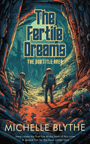 3D mockup of Ebony Clay #35229 - Premade Science Fiction Book Cover