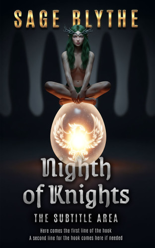 3D mockup of Woodsmoke #35309 - Premade Fantasy Book Cover