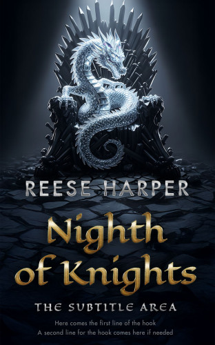 3D mockup of Bunker #35322 - Premade Fantasy Book Cover