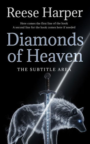 3D mockup of Cadet Blue #35329 - Premade Fantasy Book Cover