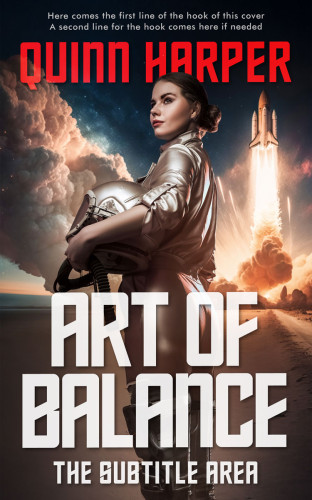 3D mockup of Rose Fog #35474 - Premade Science Fiction Book Cover