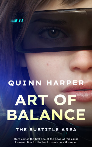 3D mockup of Vanilla #35479 - Premade Science Fiction Book Cover