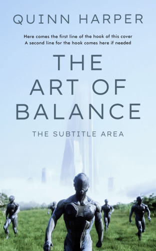 3D mockup of Tropical Blue #35484 - Premade Science Fiction Book Cover