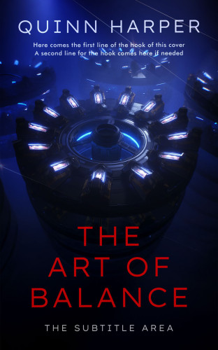 3D mockup of Ebony #35490 - Premade Science Fiction Book Cover