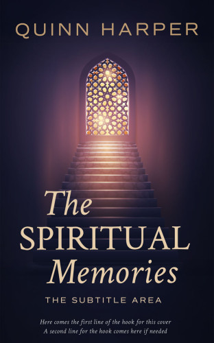 3D mockup of Steel Gray #35556 - Premade Religion & Spirituality Book Cover